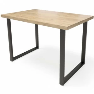 Обеденный стол прямоугольный золотой дуб 120 см "Лофт" Н light Z MILLWOOD RAW 134427 Бежевый