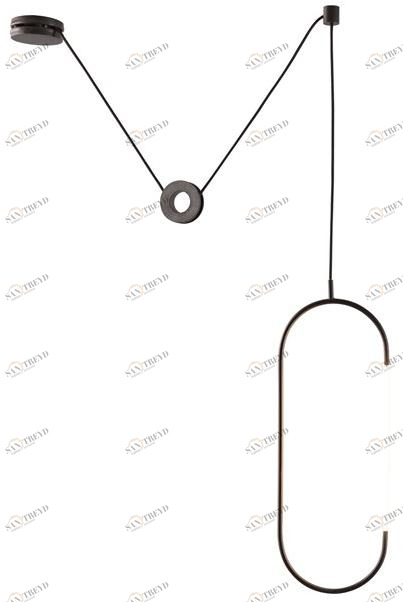 Brossier Saderne Светодиодный подвесной светильник из стали Arachne sun-id-1371609