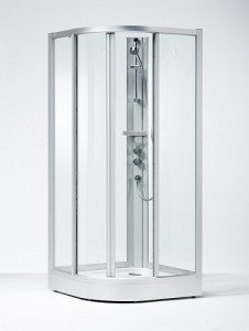 633581 IFO Душевая кабина круглая из кварца SKR NK, Кабины SKR N 900 x 900
