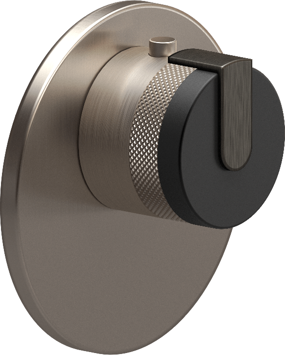 E-8027-R1MBKE-L1BOX-BNi-T Термостатический переключатель 3/4-Внешняя часть GRAFF MOD+