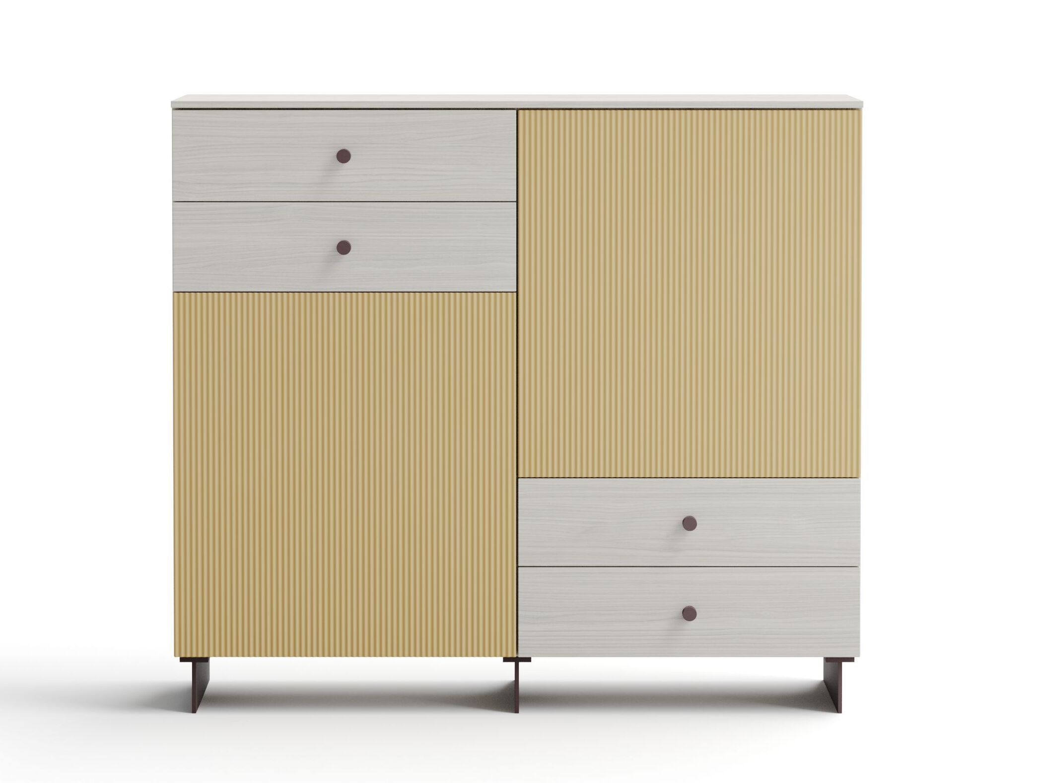 Облагороженный шкаф с ящиками Giessegi Cannetè ARCH-00062701 - Вид №1