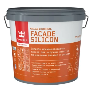 Краска фасадная Tikkurila Facade Silicon 2.7 л цвет белый