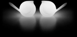 Plust Светодиодная настольная лампа из полиэтилена Biggie