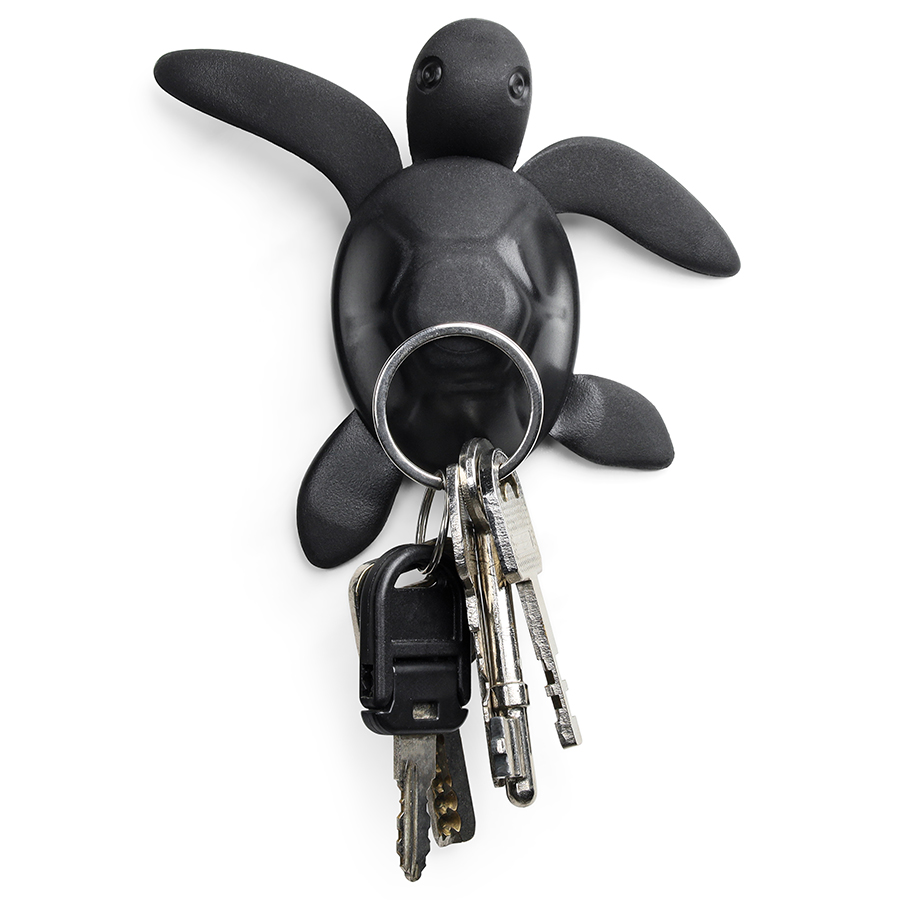 QL10349-BK Магнит save turtle, черный Qualy  - Вид №1