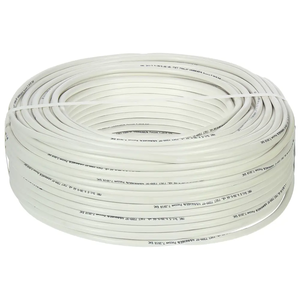 Провод Electraline ПВС 3х1.5 100 м (ГОСТ) STLM-2084935 - Вид №1