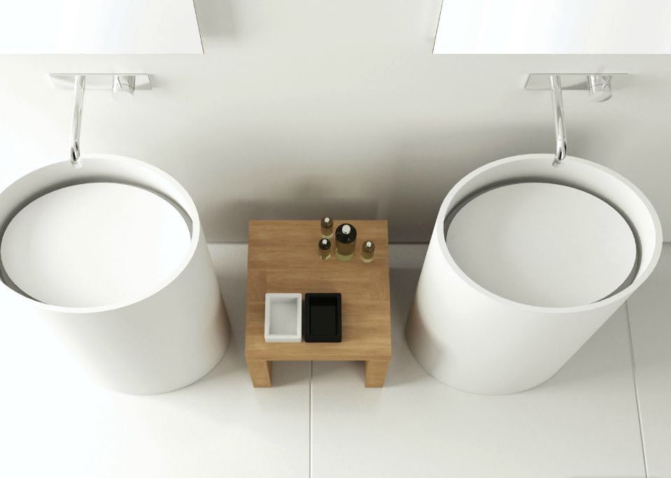 47037 Напольная раковина стоящая овальная MOMA Design  - Вид №2