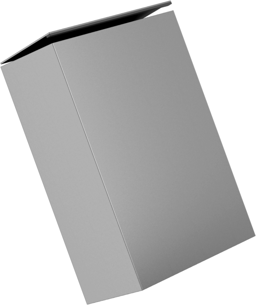 P785-B Настенное санитарное ведро из нержавеющей стали объемом 5 л