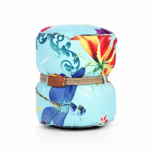 Пуф Tam-Tam разноцветный LAZY LIFE PARIS ДИЗАЙНЕРСКИЕ 051180 Голубой;оранжевый;синий;разноцветный