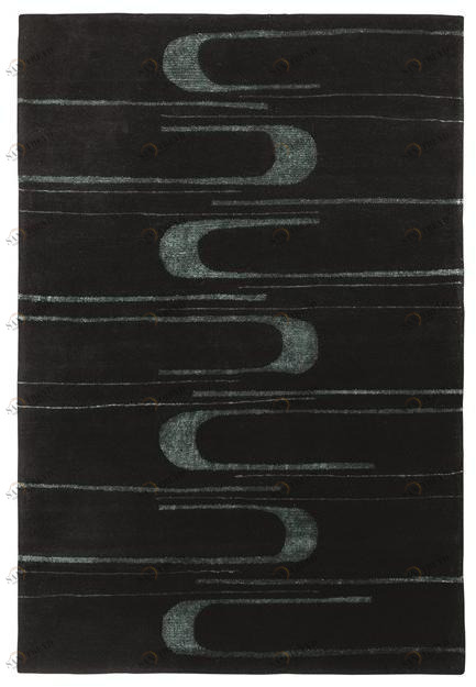 Toulemonde Bochart Прямоугольный коврик ручной работы с геометрическими мотивами The designers sun-id-1494473