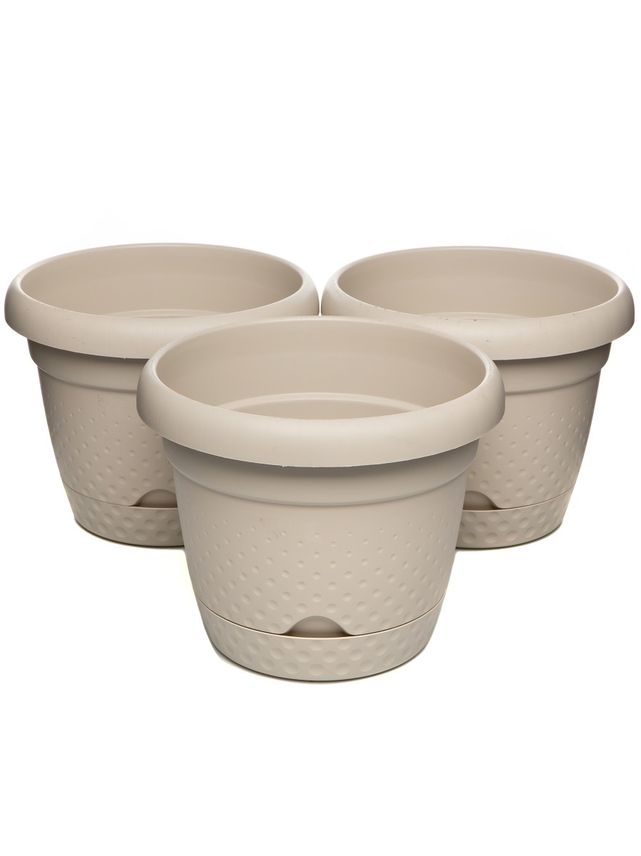 Горшок для цветов Lupo 8.8L Beige NAVAKO 16177 - Вид №3