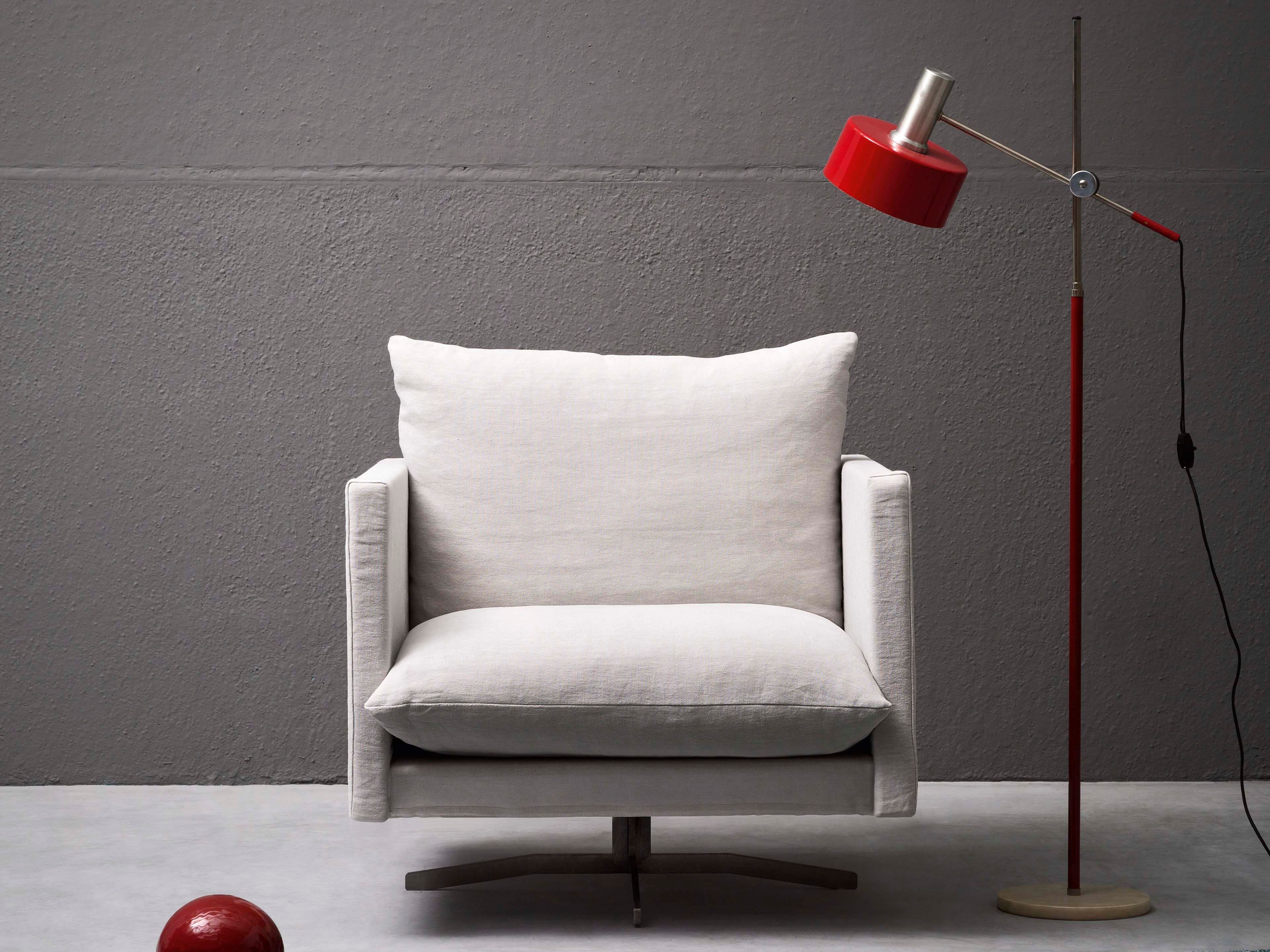 Тканевое вращающееся кресло с подлокотниками Alf DaFrè Oslo 2 ARCH-00048705 - Вид №1