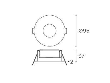 Алюминиевый круглый светодиодный светильник LedsC4 Play ARCH-00151043 - Вид №2