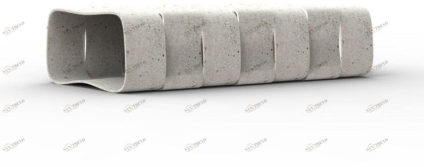 Manufatti Viscio Скамья / журнальный столик из бетона sun-id-1389946