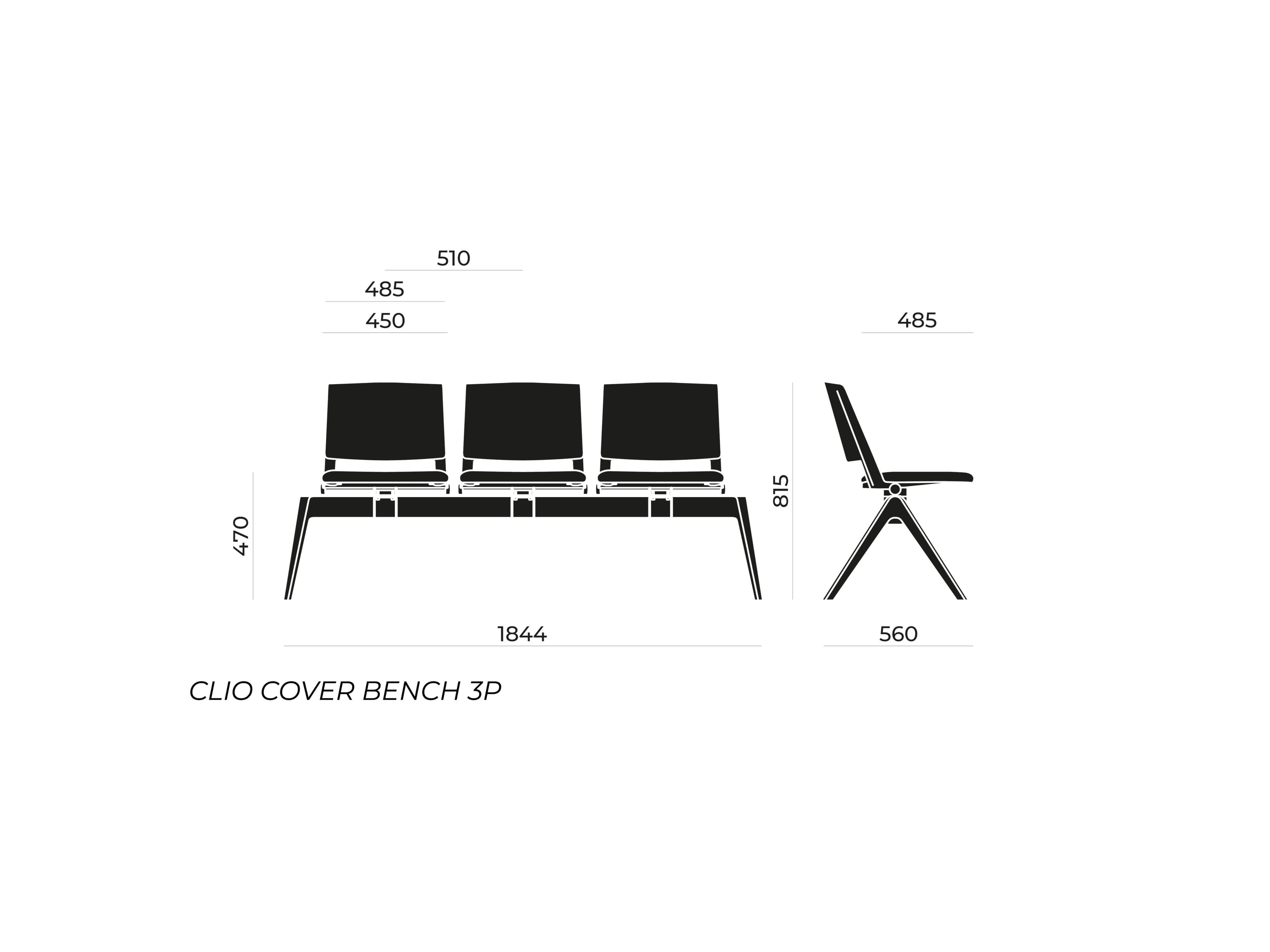 Сидя на полу бар Nahu Clio Cover Bench ARCH-00070502 - Вид №4