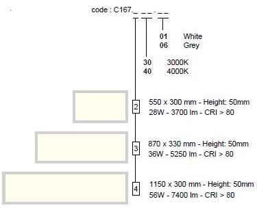 Terzo Light Подвесной светильник / потолочный светильник из алюминия  C167  - Вид №2