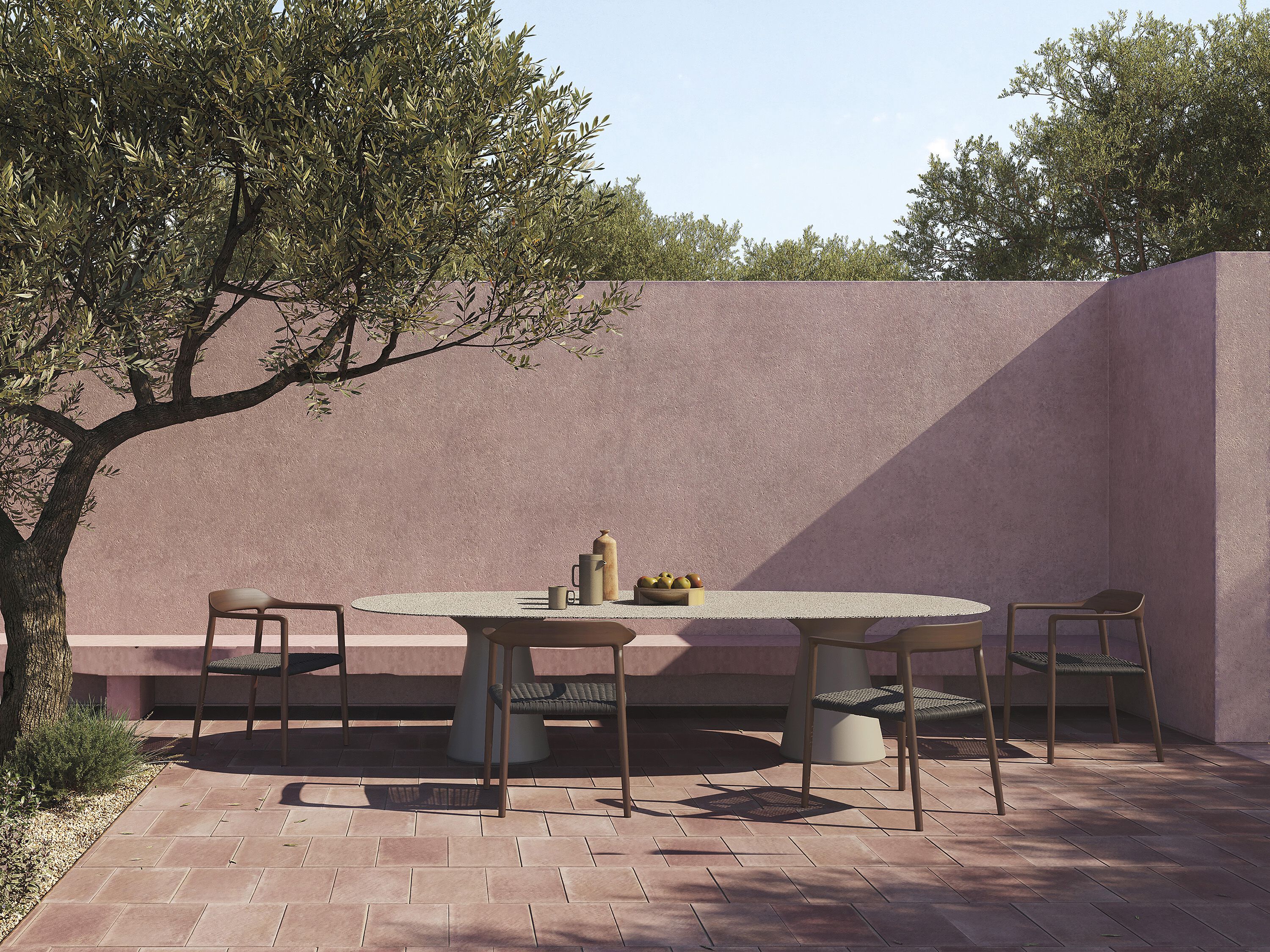 Садовый стол с термополимерным основанием Andreu World Reverse Outdoor ARCH-00107772 - Вид №2