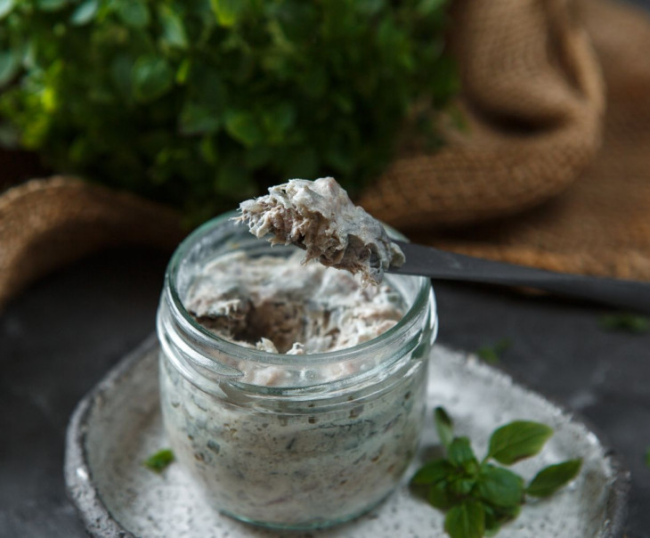 4004 Риет из мяса клария в сливочно-соевом соусе "По-французски" Семья Петровых Вкусляндия  - Вид №1