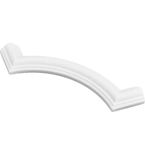 Уголок декоративный для потолочного плинтуса NMC C07-C2 белый 4 шт 89342769
