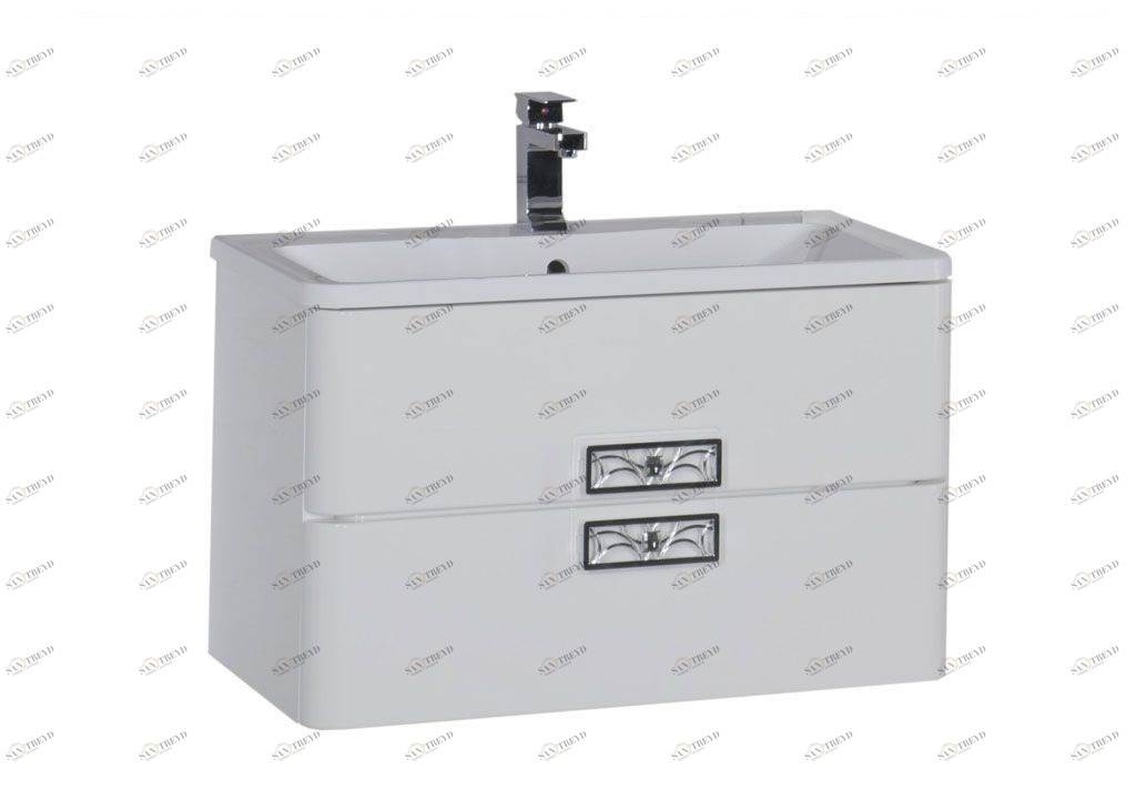 Тумба с раковиной Aquanet Паллада 80 белый 0017531300175462