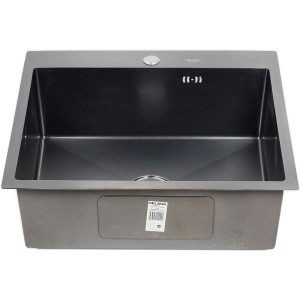 Мойка H6050B MELANA ProfLine 3,0/220 ГРАФИТ врезная прямоугольная с коландером H6050B