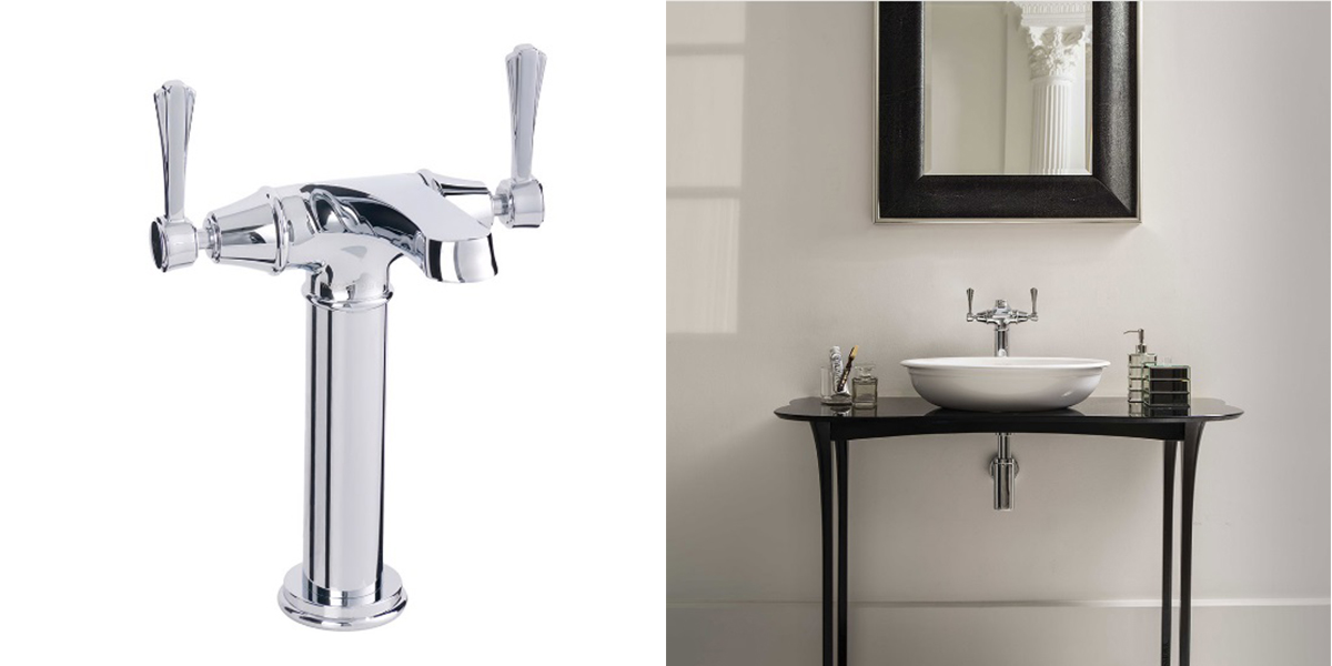 Смеситель настольный Florin 11 FLO-11-PC Victoria + Albert FLO11PC - Вид №1