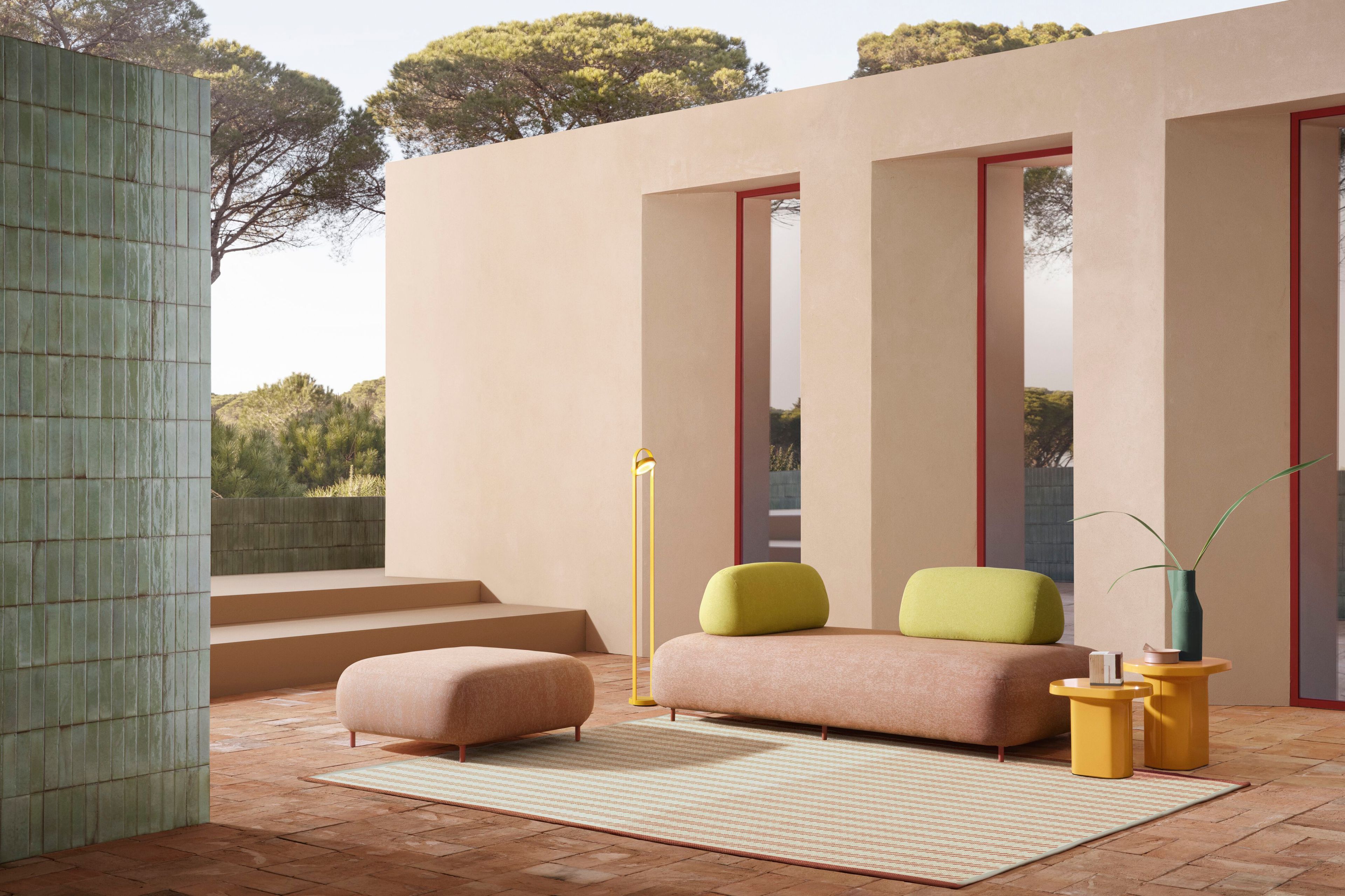 Напольный полипропиленовый ковер Pedrali TWINY ARCH-00102345 - Вид №3