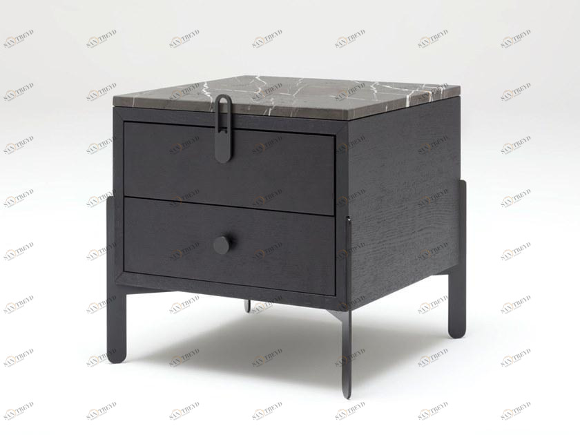 Rolf Benz Тумбочка квадратная с ящиками sun-id-1410868