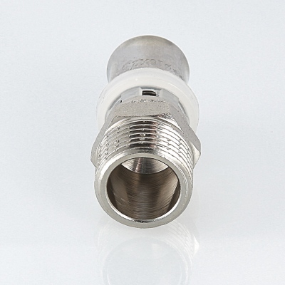 VTm.201.N.002004 Пресс-фитинг с переходом на наружную резьбу Valtec 20 мм х 1/2"  - Вид №6