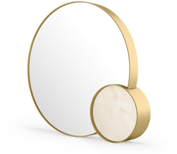 FRATO Круглое зеркало из латуни с рамкой  Fac050024aaa  - Вид №1