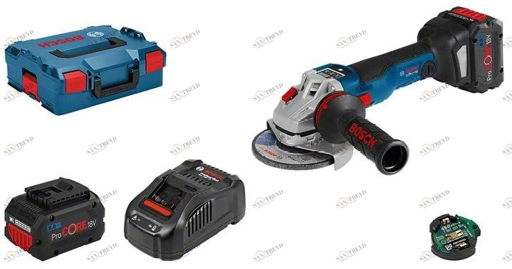 BOSCH PROFESSIONAL Аккумуляторная угловая шлифовальная машина Linea robust sun-id-1422659