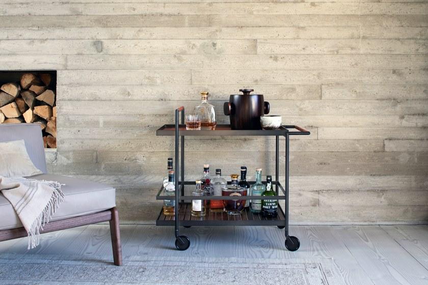 more Барная тележка из металла и массива ореха Harri sun-id-1398975 - Вид №4