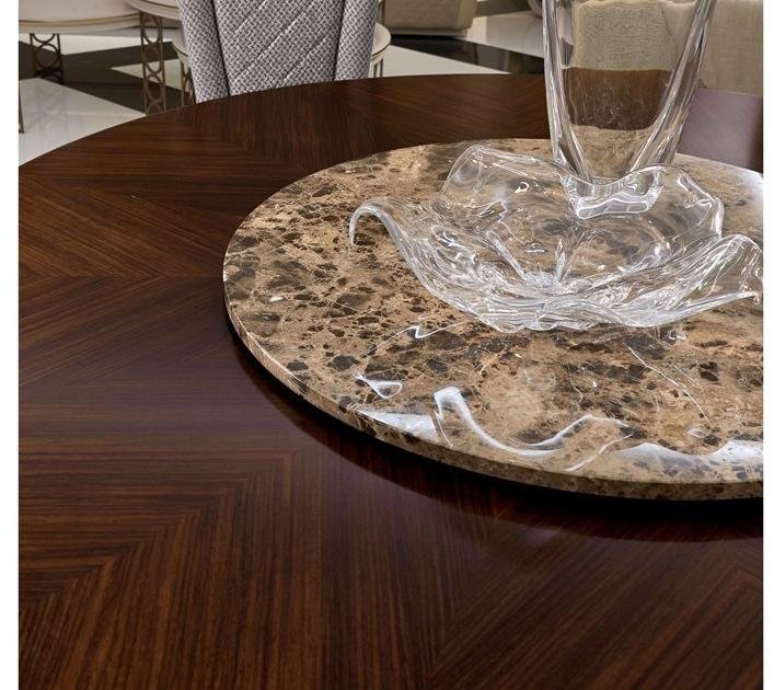 A.R. Arredamenti Круглый стол с ленивой сьюзан Oliver Ol05 - Вид №5