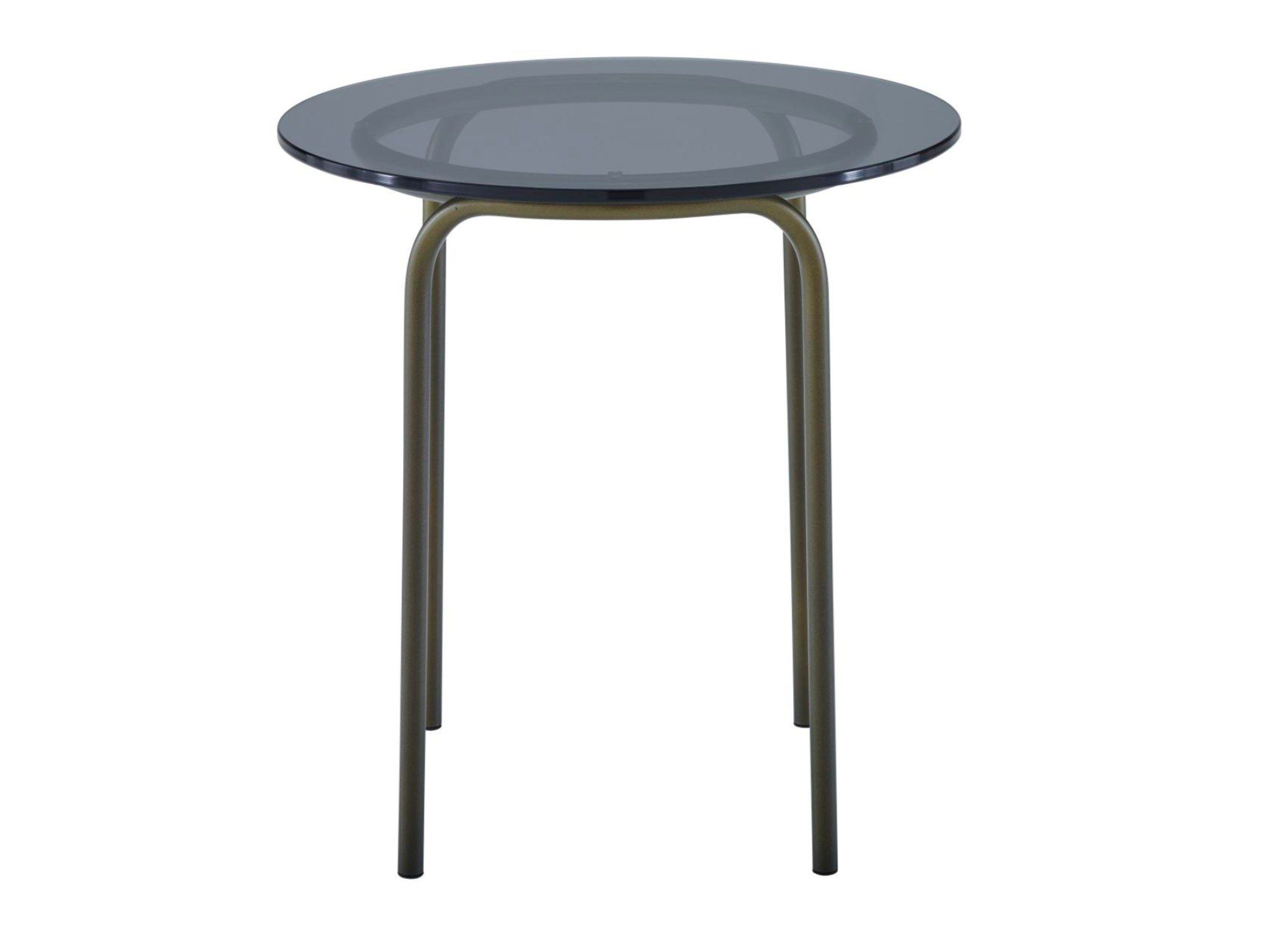 Высокий круглый журнальный столик из закаленного стекла Ligne Roset LIAM ARCH-00138552