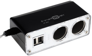 1102380 Разветвитель автоприкуривателя FinePower FP-203