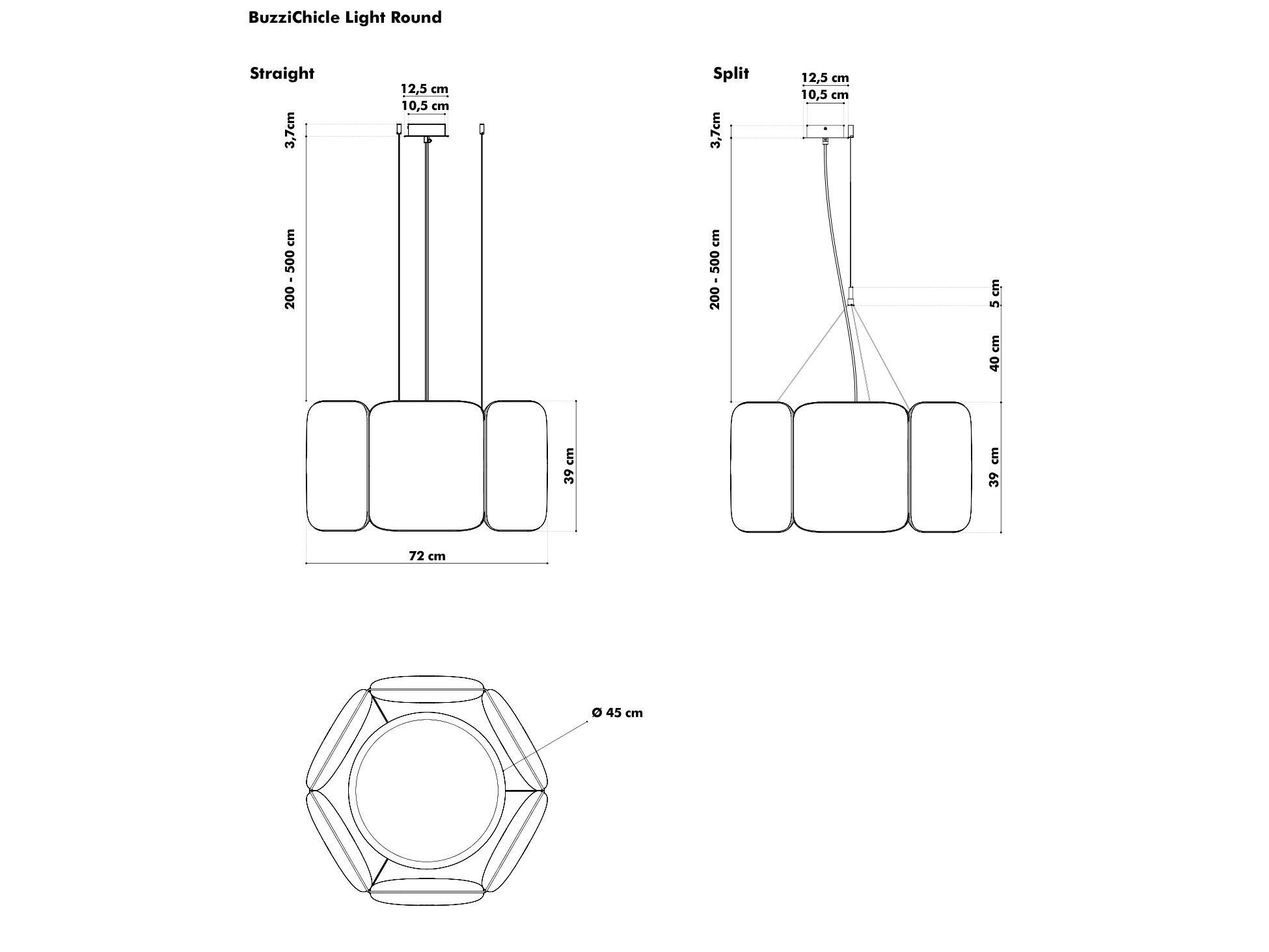 Акустическая ткань подвесной светильник BuzziSpace BuzziChicle ARCH-00025328 - Вид №3