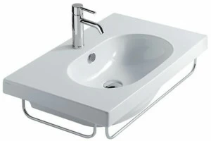 5231 Подвесная раковина настенная овальная Galassia EDEN белая