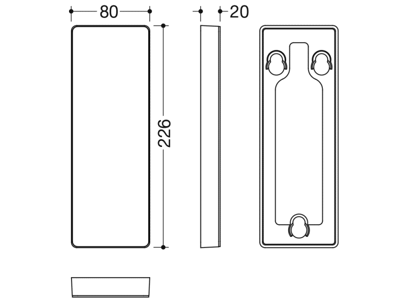 900.50.00240 Крышка монтажной пластины HEWI Stützen  - Вид №2