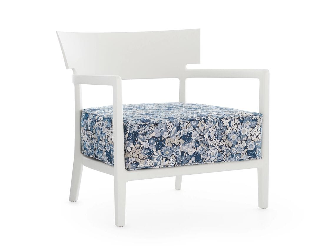Съемное садовое кресло из поликарбоната и ткани с подлокотниками Kartell CARA LIBERTY ARCH-00029641 - Вид №30