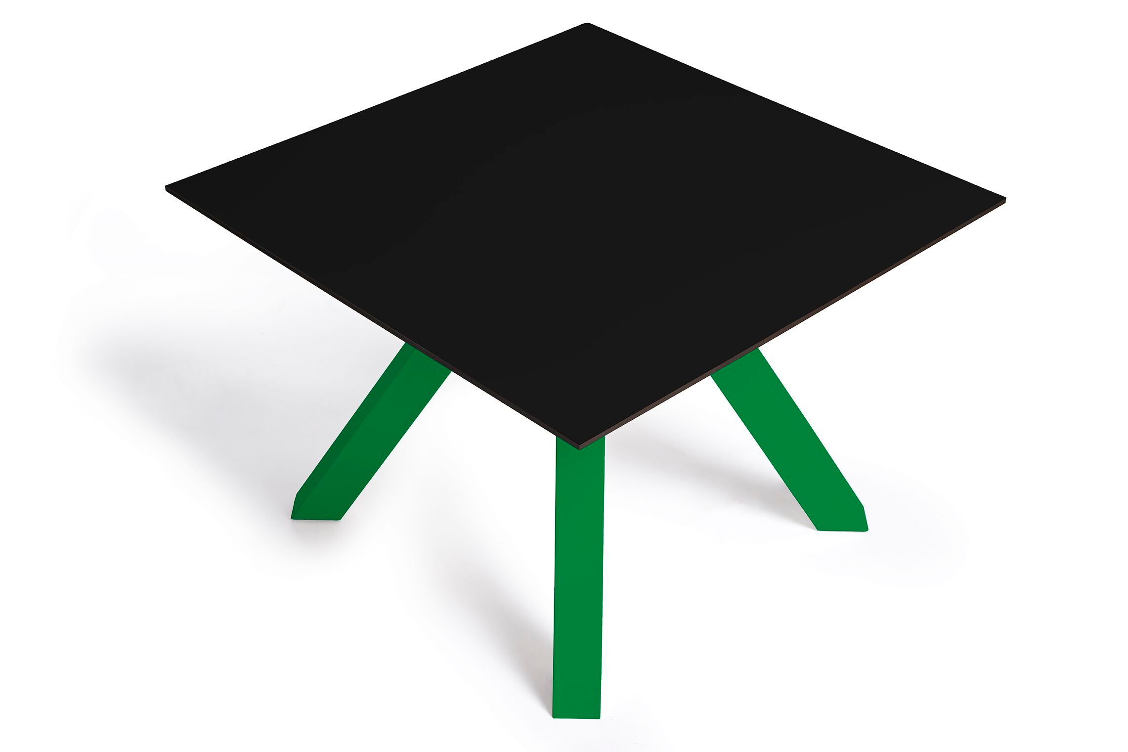 Окрашенный железный квадратный стол с верхней частью HPL Poltronova CRAZY HORSE ARCH-00060164 - Вид №1