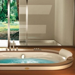 Ванна с гидромассажем встроенная Opalia Wood 9F43-536