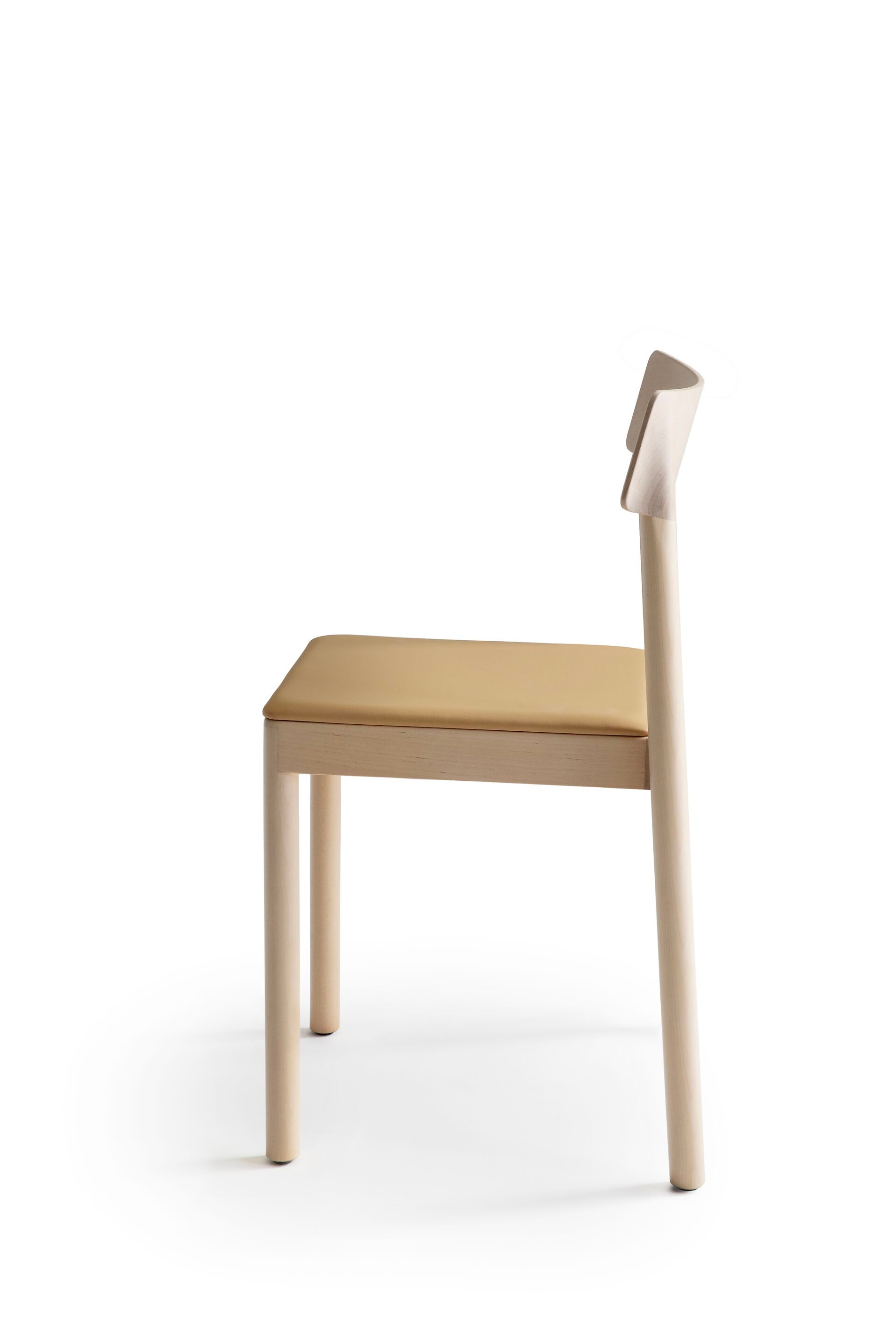 Штабелируемый стул из березы с мягким сиденьем Nikari KUMU ARCH-00056693 - Вид №3