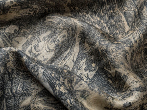 Шелковая печатная ткань