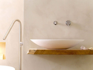 Овальная столешница из твердой поверхности