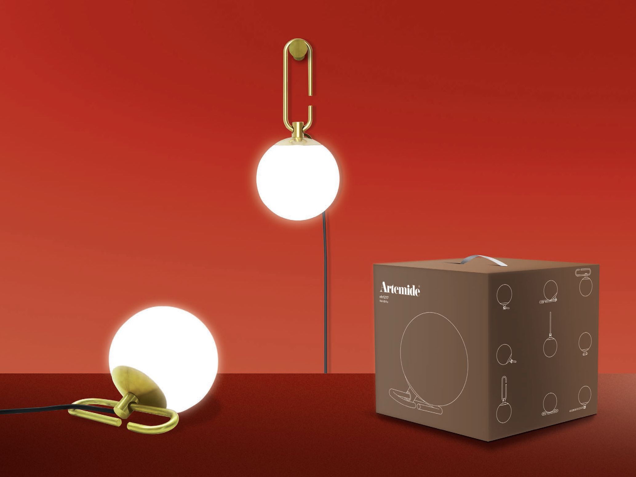 Выдувное стекло светодиодный настенный светильник Artemide nh ARCH-00077242 - Вид №5