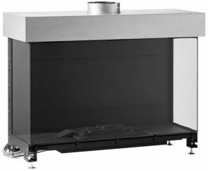 Metalfire Трехсторонний газовый камин Avenue