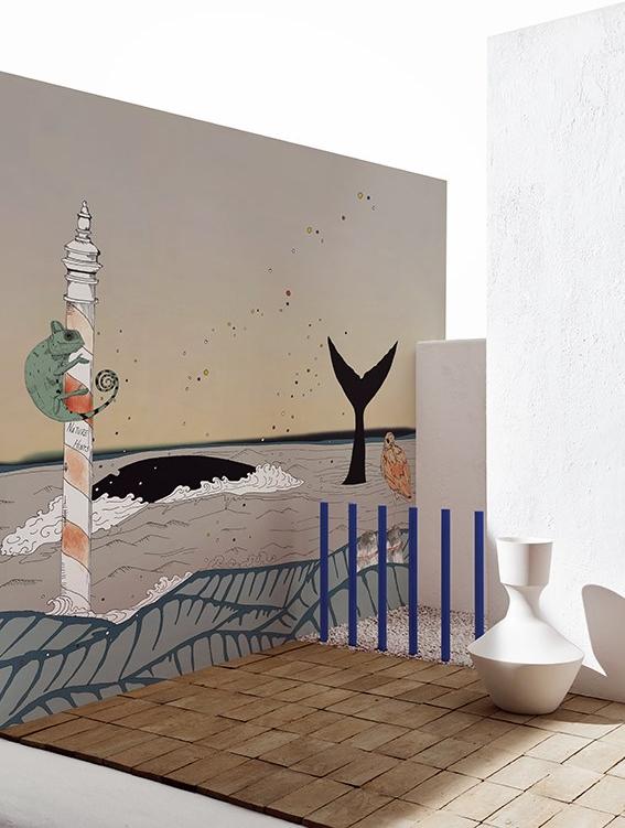 Wall&decò Огнеупорные экологические обои Contemporary wallpaper 2020 sun-id-1409954 - Вид №3