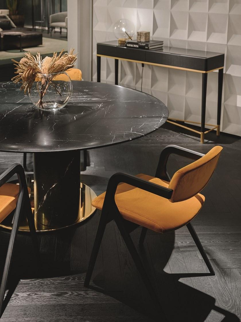 Gallotti&Radice Овальный стол из каррарского мрамора Oto sun-id-1475466 - Вид №6