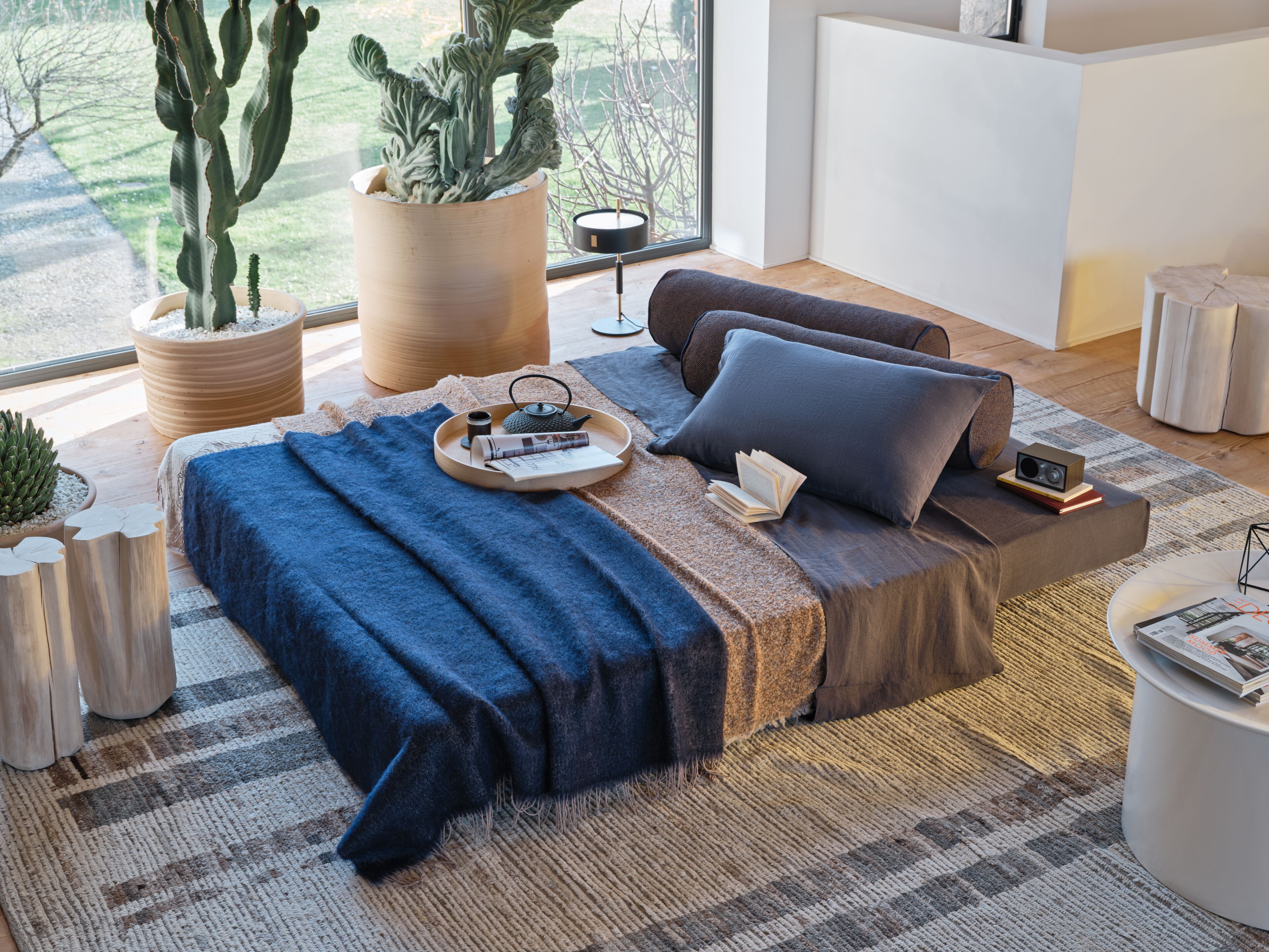 Раскладной диван-кровать из ткани Gervasoni Beds ARCH-00146937 - Вид №3