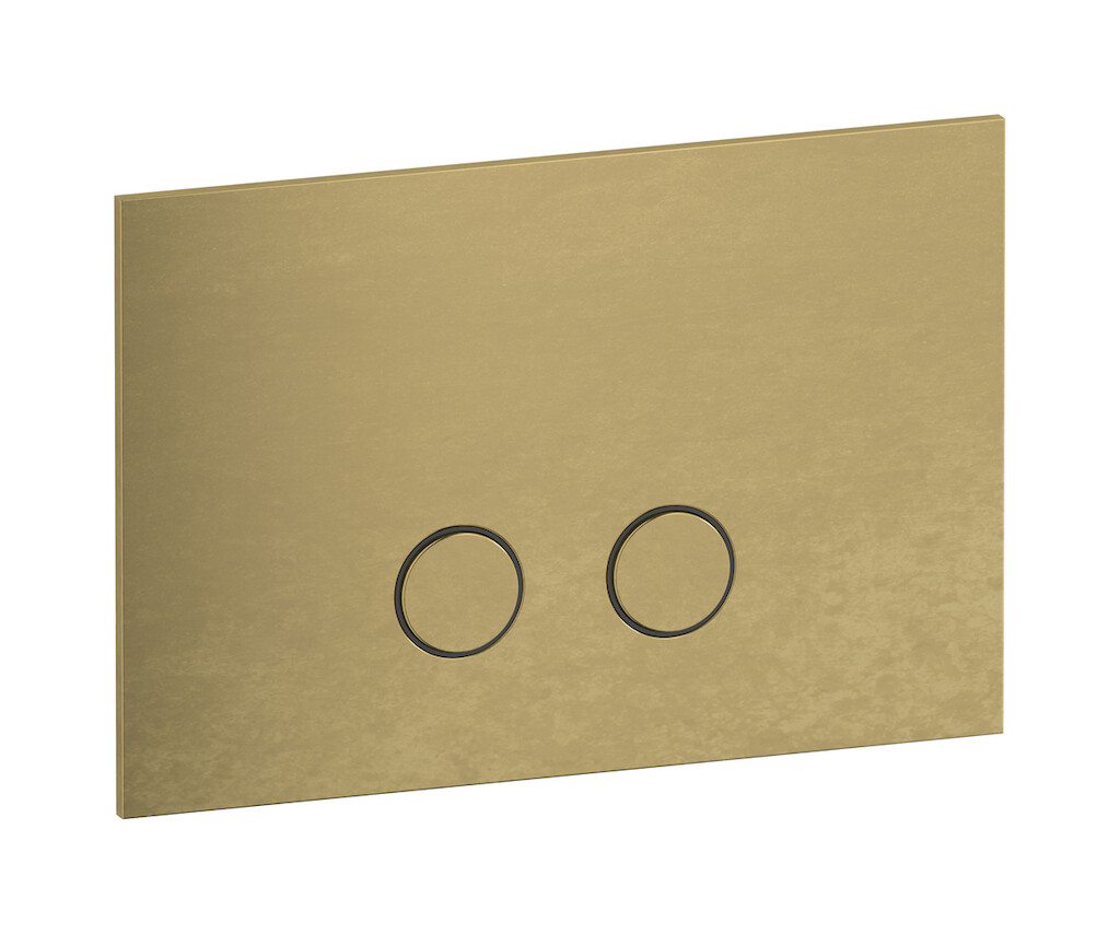 Кнопка смыва для бачка "MODERNA" с двойным сливом WE ARE IB bb001on Natural Brass Bye Bye