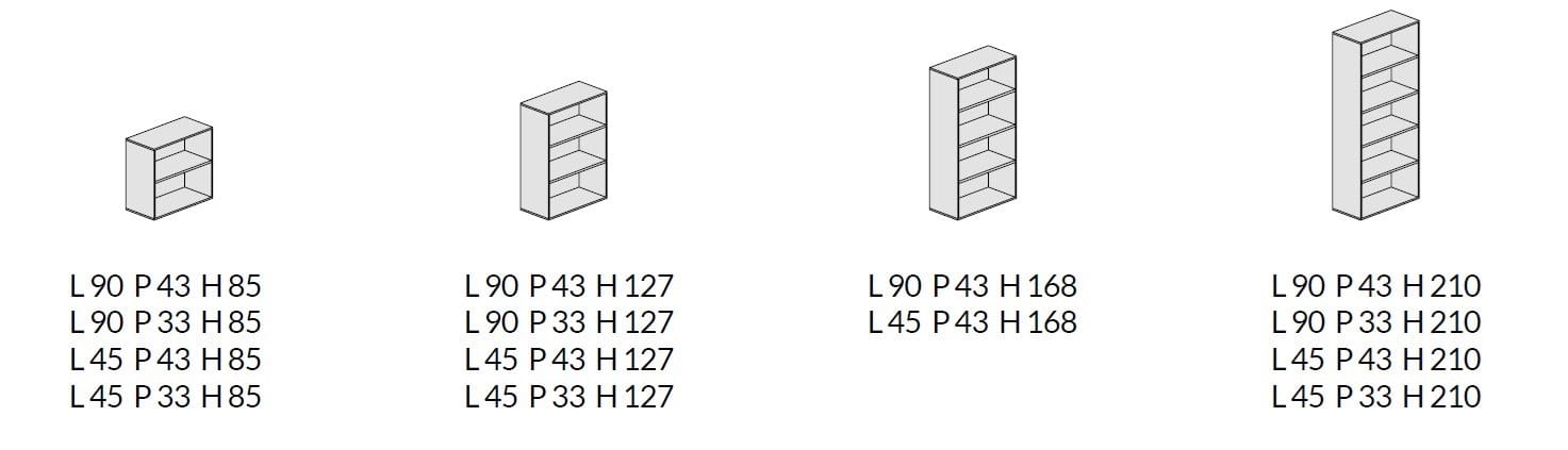 Офисный шкаф из лакированного стекла и дерева About Office Hype ARCH-00022466 - Вид №4